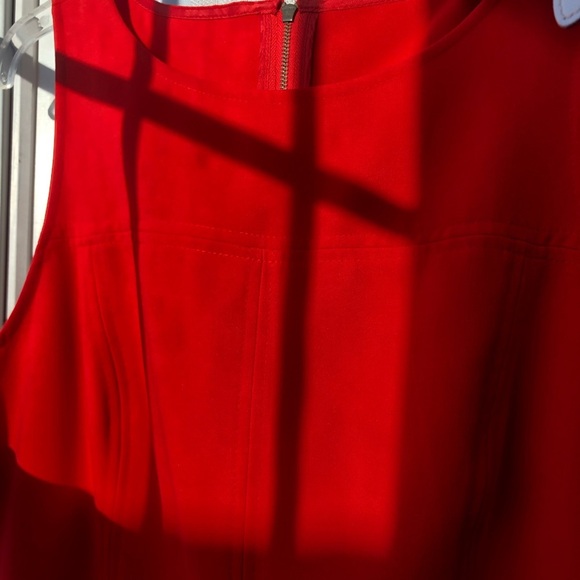 LOFT Sleeveless Sheath Dress Orange Red! - Picture 8 of 8